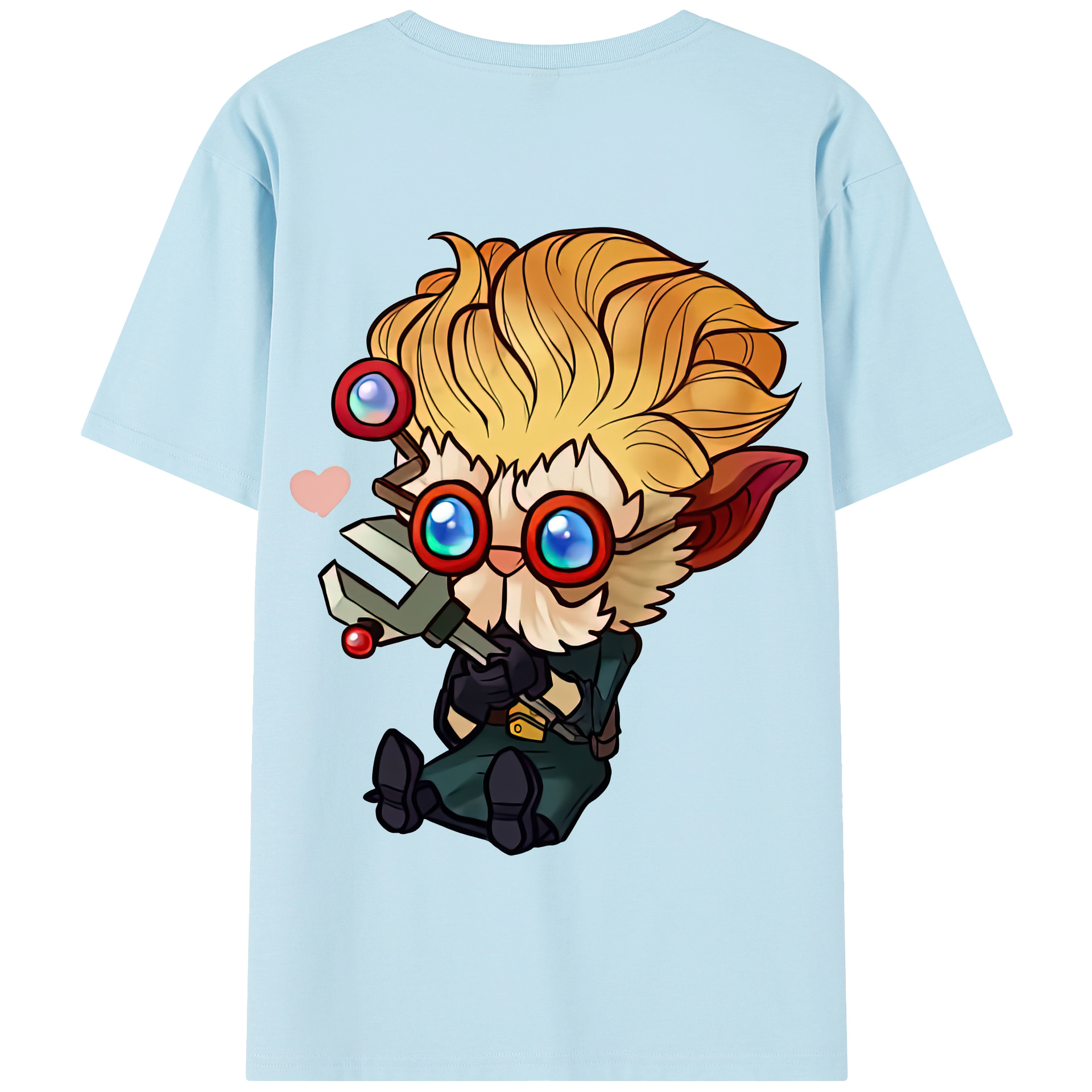 リーグ・オブ・レジェンド League of Legends LOL 綿100％半袖Tシャツ（背面プリント）